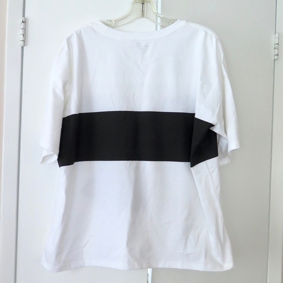 NEW Kate Spade Trompe L'oeil T-shirt - Sequinned Bow - Picture 3 of 5